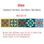 Colorful Pattern Ceramic Tiles Wall Sticker Tables Bathroom Kitchen Home Decor Wall Decals Waterproof Peel & Stick PVC Art Mural