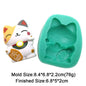 Lucky Fortune Cat Silicone Molds For Cake Decorating Rich LOVE Cat Chocolate Fondant Mould Animal Resin Polymer Clay Tools