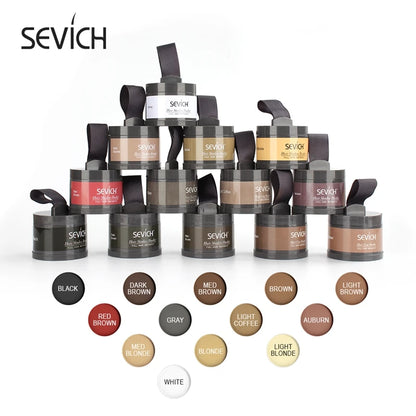 Sevich 12 Color Hairline Powder Hairline Shadow Cover Up Fill In Thinning Hair Unisex Hairline Shadow Powder Modified Gray Hair