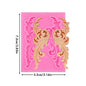 Baroque Style Curlicues Scroll Lace Fondant Silicone Mold Cake Border Decoration Cupcake Top Decoration Mold
