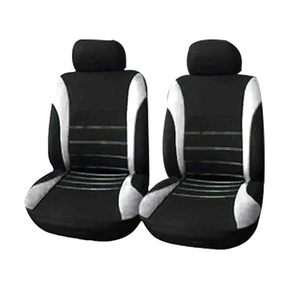 Auto Parts Car Seat Cover Polyester Fabric 2/4/9 Piece Set Four Season Universal Front/Rear Car Seat Cushion