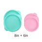 FAIS DU 2-8pcs Silicone Cake Pan 4/6/8inch Round Cake Layer Set Silicone Bakeware Mold for Baking Tools Rainbow Cake and Mousse