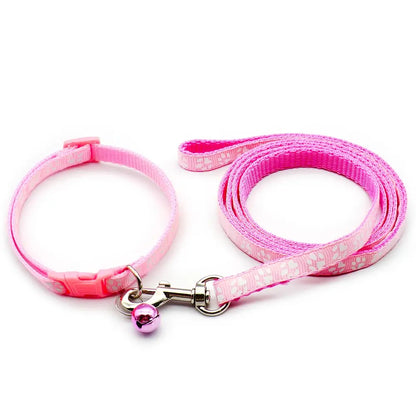 Dog Cat Adjustable Leash  and Collar 24Sets