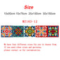 Colorful Pattern Ceramic Tiles Wall Sticker Tables Bathroom Kitchen Home Decor Wall Decals Waterproof Peel & Stick PVC Art Mural