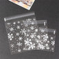 100pcs/lot Translucent Dots Plastic Cookie Packaging Bags Cupcake Wrapper Self Adhesive Bags Birthday Party Wedding Decorations