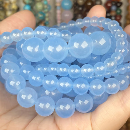 Natural Stone Beads 4-10mm Amethysts Lava Turquoises Agates Jades Garnet Quartzs Beads For Jewelry Making DIY Bracelet Necklace