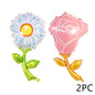 5PC Sunflower Daisy Rose Tulip Helium foil balloons Theme party decoration Mother's valentinesDay wedding Birthday dcorations