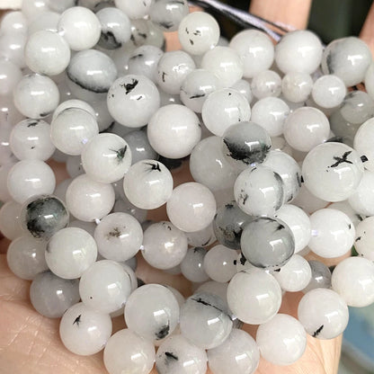 Natural Stone Beads 4-10mm Amethysts Lava Turquoises Agates Jades Garnet Quartzs Beads For Jewelry Making DIY Bracelet Necklace
