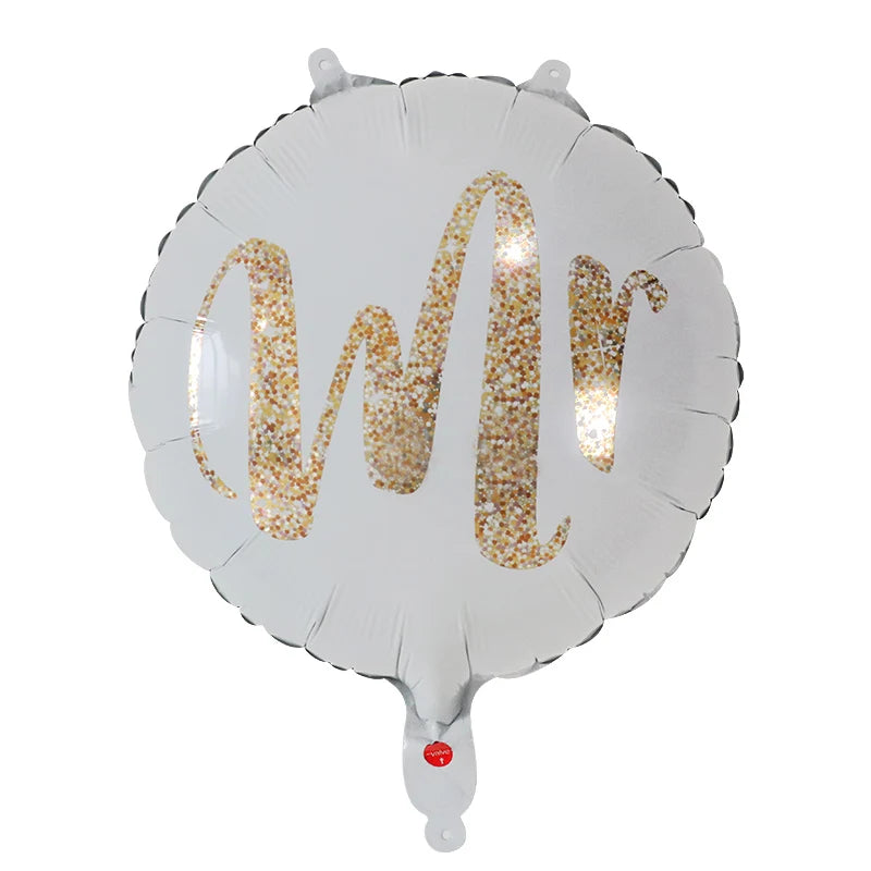 50‑Pack 18" Valentine’s Day Heart Foil Balloons – “I Love You” Helium Wedding & Romantic Party Decorations