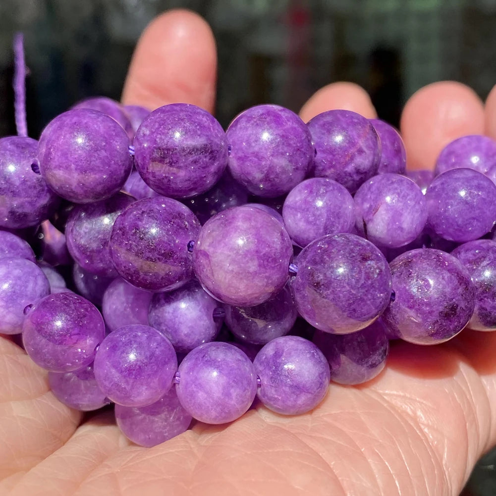 Natural Stone Beads 4-10mm Amethysts Lava Turquoises Agates Jades Garnet Quartzs Beads For Jewelry Making DIY Bracelet Necklace