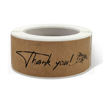 120Pcs Thank You for Your Order Stickers  Labels for Envelope Sealing for Small Business Decor Sticker Stationery Supply