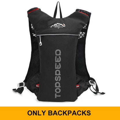 Outdoor Trail Running 5L Ultralight Backpack Hydration Jogging Vest Men Breathable Marathon Bicycle Bag Water Bottle 500ML