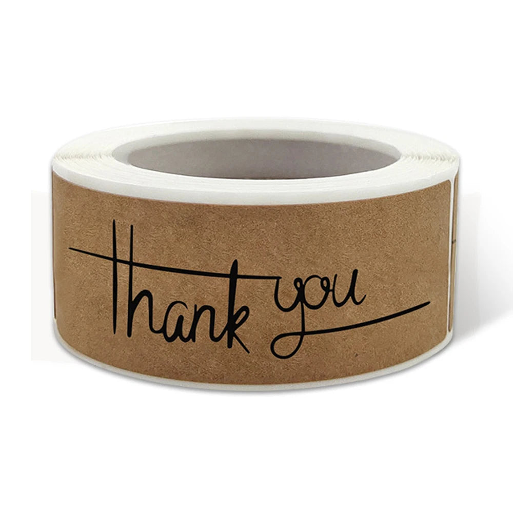 120Pcs Thank You for Your Order Stickers  Labels for Envelope Sealing for Small Business Decor Sticker Stationery Supply