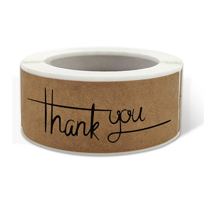 120Pcs Thank You for Your Order Stickers  Labels for Envelope Sealing for Small Business Decor Sticker Stationery Supply