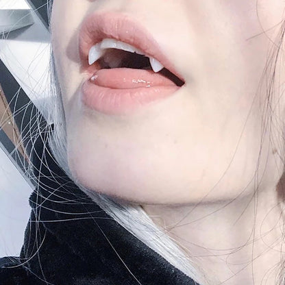 Halloween Decoration Vampire Teeth Fangs Dentures Prop Halloween Horror Denture Props Cosplay Props Halloween Party Supplies