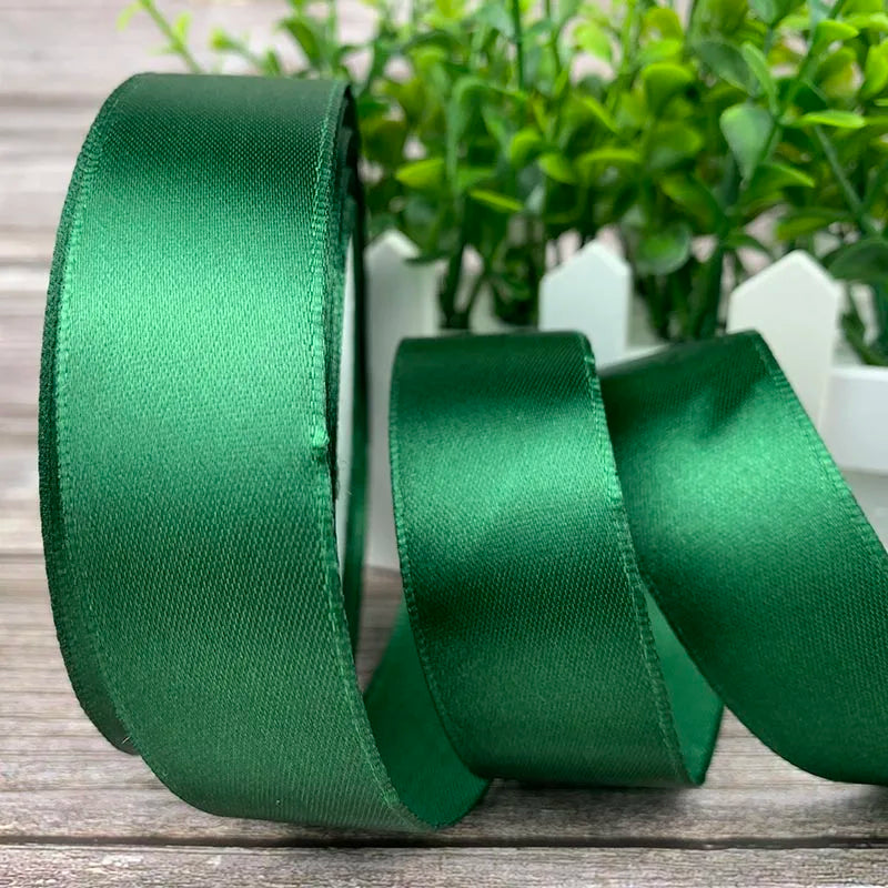 25 Yards/Roll Satin Ribbons For Crafts Bow Handmade Gift Wrapping Christmas Wedding Decorative Ribbon 6/10/15/20/25/40/50mm