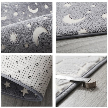 Luminous Carpet Modern Living Room Large Carpet Plush Children's Bedroom Floor Mats Bay Window Cushion Thickening Printing Rug