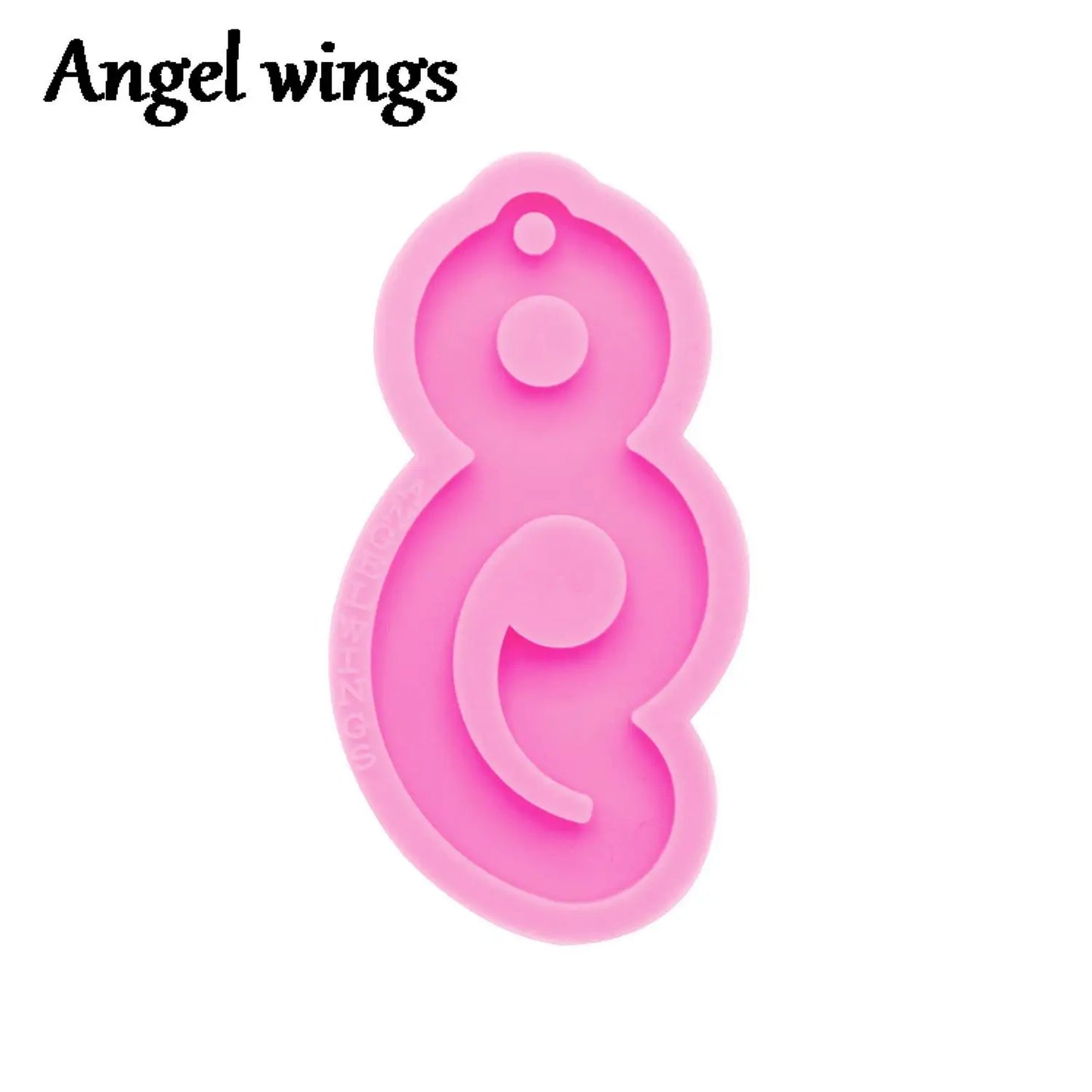 Heart Semicolon & Mouse Bow Silicone Mold – Epoxy Resin Craft Mold