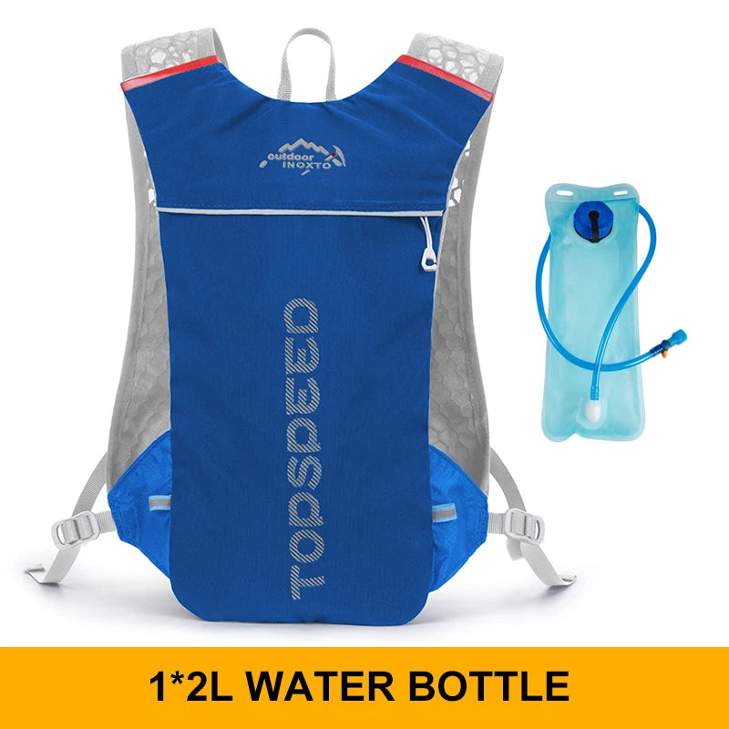 Outdoor Trail Running 5L Ultralight Backpack Hydration Jogging Vest Men Breathable Marathon Bicycle Bag Water Bottle 500ML