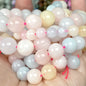 Natural Stone Beads 4-10mm Amethysts Lava Turquoises Agates Jades Garnet Quartzs Beads For Jewelry Making DIY Bracelet Necklace