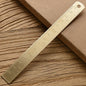 Vintage Brass Measuring Ruler – Creative Straight Ruler, Triangle Ruler & Protractor for Students and Stationery Lovers