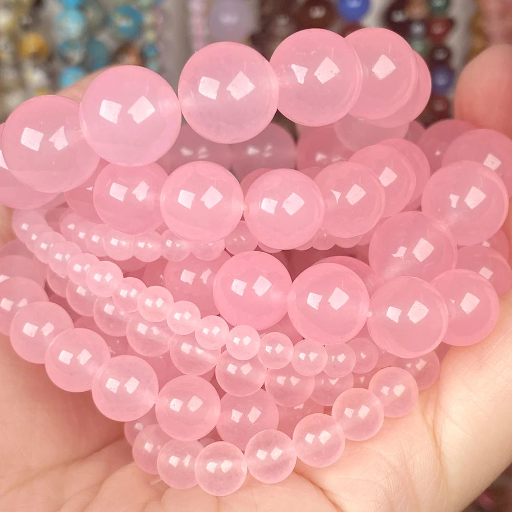 Natural Stone Beads 4-10mm Amethysts Lava Turquoises Agates Jades Garnet Quartzs Beads For Jewelry Making DIY Bracelet Necklace