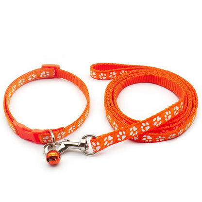 Dog Cat Adjustable Leash  and Collar 24Sets