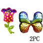 5PC Sunflower Daisy Rose Tulip Helium foil balloons Theme party decoration Mother's valentinesDay wedding Birthday dcorations