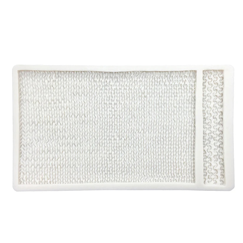 knitting Sweater Silicone Mold Cake Border Fondant Cake Decorating Tools Baking Cookie Chocolate Candy Mold