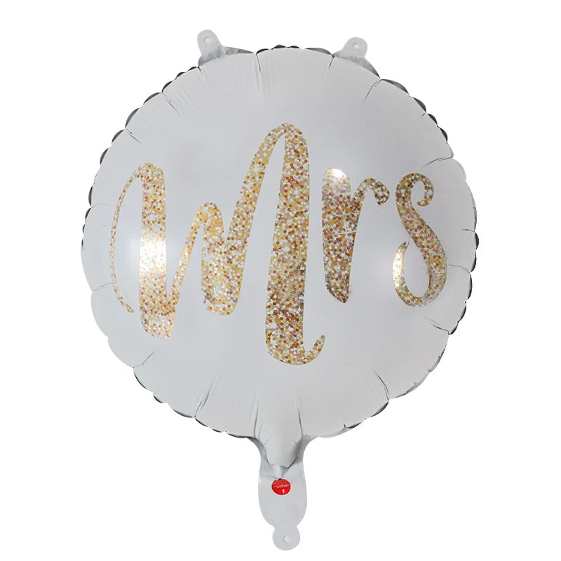 50‑Pack 18" Valentine’s Day Heart Foil Balloons – “I Love You” Helium Wedding & Romantic Party Decorations