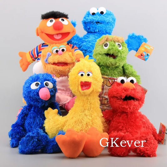 Sesame Street Hand Puppet Plush Toys- Elmo, Ernie, Grover, Oscar, Zoe, Bert 21-40cm