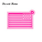 American Flag Silicone Mold – Shiny USA Resin Mold for Keychains & Jewelry Making