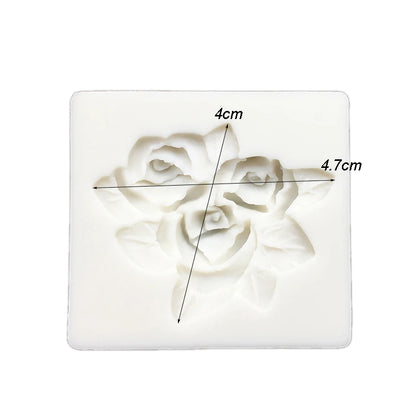 Rose Shape Silicone Mold Sugarcraft Chocolate Cupcake Baking Mold Fondant Cake Decorating Tools