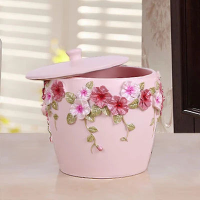 Five-piece Bathroom Set European Wash Accessories Set Bathroom supplies Kit Wedding Gift Set Bathroom Tray Makeup Mirror Tissue