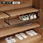 For Home Shoe Cabinet Storage Rack Installation-Free Retractable Lower Hanging Suspended Special Slippers Storage Rack Space-Saving Handy Gadget