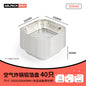Square Disposable Aluminum Foil Box Tin Foil Bowl Deep Frying Pan