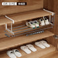 For Home Shoe Cabinet Storage Rack Installation-Free Retractable Lower Hanging Suspended Special Slippers Storage Rack Space-Saving Handy Gadget