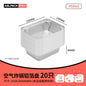 Square Disposable Aluminum Foil Box Tin Foil Bowl Deep Frying Pan