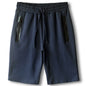 Zipper Pocket Shorts Fitness Summer Wear