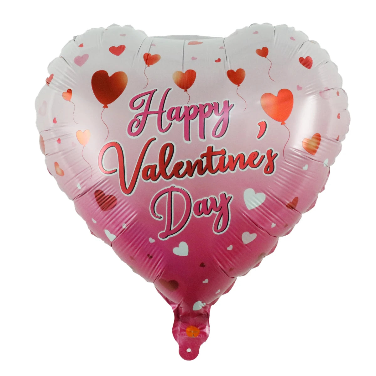 50‑Pack 18" Valentine’s Day Heart Foil Balloons – “I Love You” Helium Wedding & Romantic Party Decorations