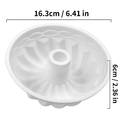 Silicone Cake Mold Round Shape Oven Cake Mold Silicone Bread Pan 12 Holes Muffin Cupcake Baking Pans Resin Molds