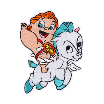 Cute Cartoon Patches For Clothing Funny Patches Appliques Iron on Badges Clothes Stickers DIY Sewing Embroideriy Stripes