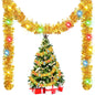 1/3pcs 5M Christmas Tinsel Garland Decorations,Indoor/Outdoor Hanging Party Decor for Tree, New Year's,Durable Festive Decor