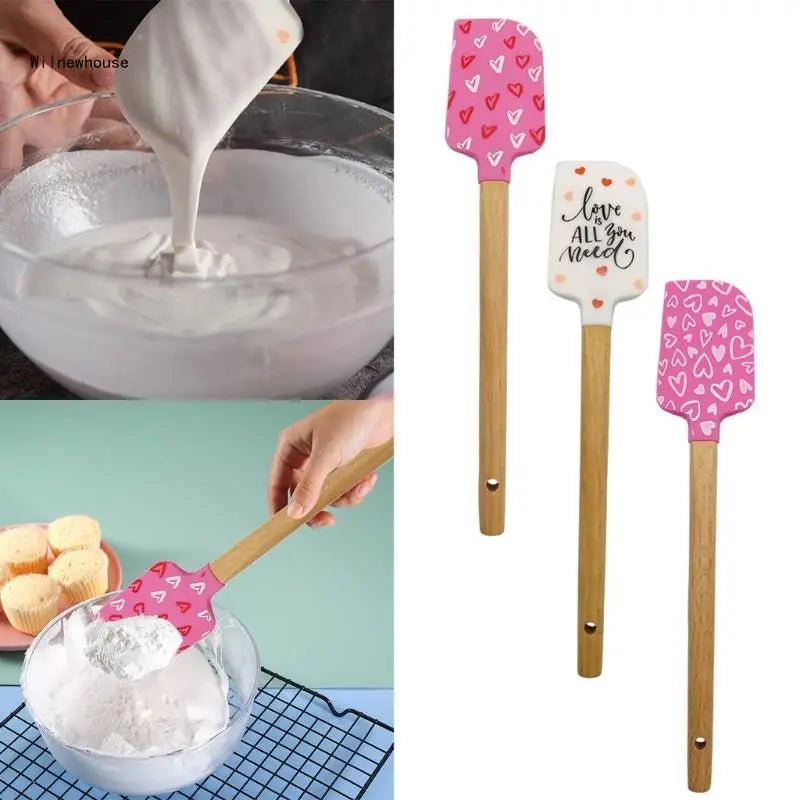 Cake Cream Long Silicone Spatula