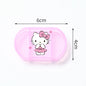 Cartoon Hello Kitty My Melody Plastic Pill Box Mini Tablet Case Anime Kawaii Portable Travel Medicines Storage Case Container