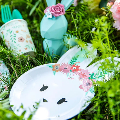 Easter Bunny Egg Party Supplies – Disposable Tableware & Kids Favors