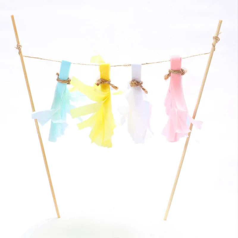 Smiling Face Cloud Rainbow Cake Topper Birthday Cake Baby Shower Kids Christening Birthday Party Wedding Cake Topper Decoratings