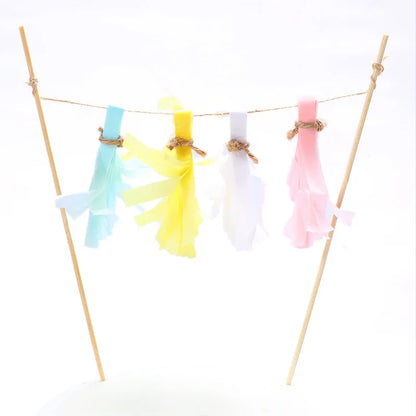 Smiling Face Cloud Rainbow Cake Topper Birthday Cake Baby Shower Kids Christening Birthday Party Wedding Cake Topper Decoratings