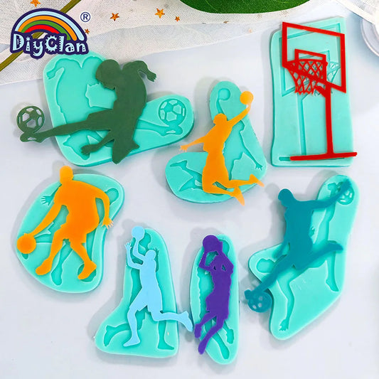 Sports Ball Silicone Mold – Baseball, Football & Basketball Cake Decorating Tool