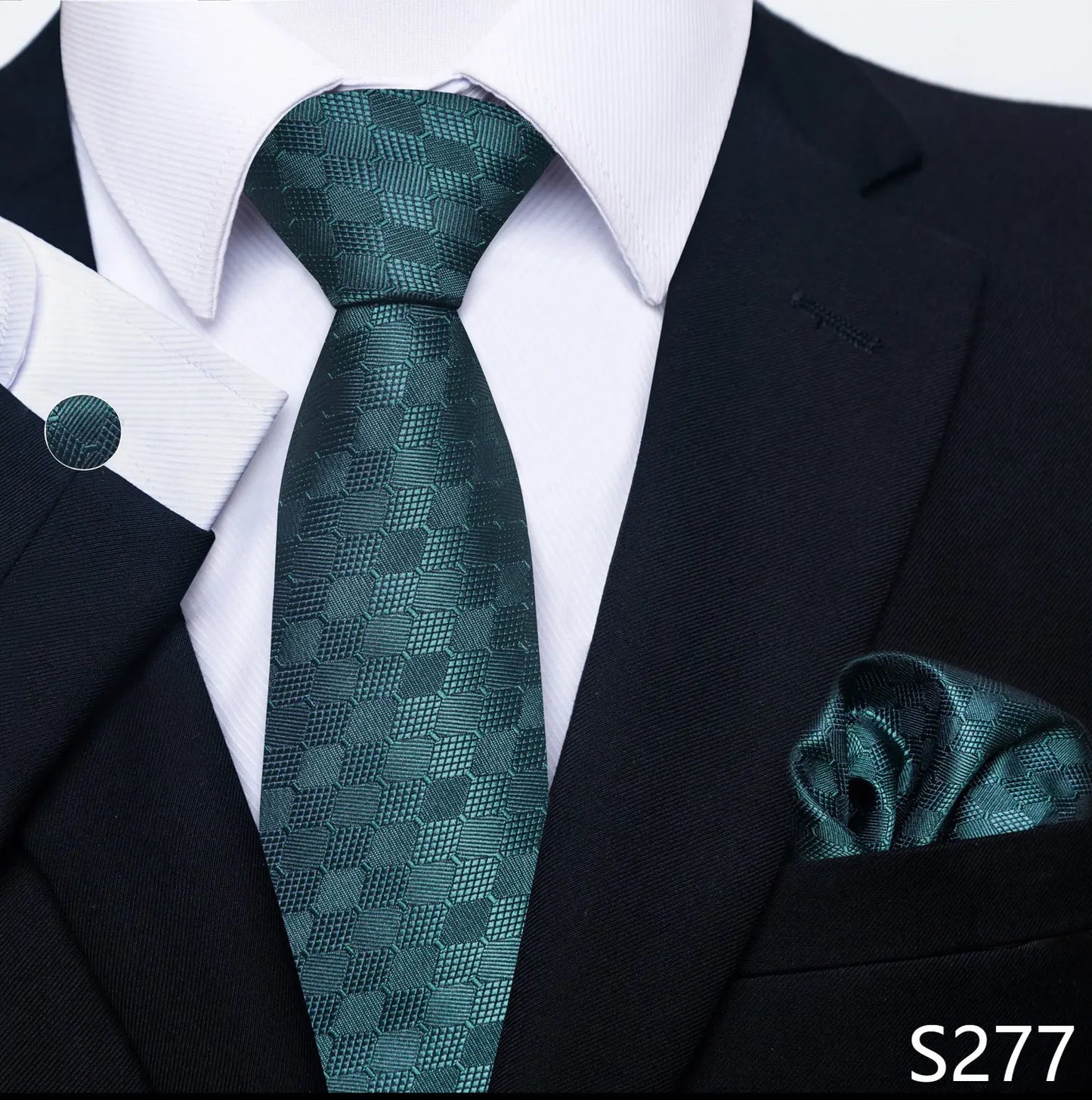 Silk Tie Pocket Squares Necktie Suit Accessories